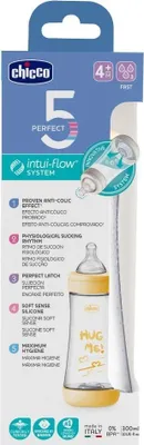 Image de Chicco Babyflasche Perfect5 4 Chicco Babyflasche Perfect 4M+ 300ml Silikon Neutral