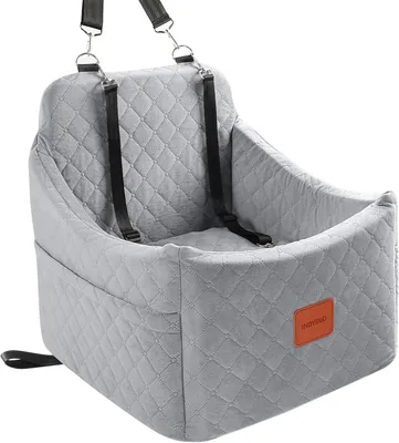 Imagen del producto de Asiento para perros con base antideslizante, para perros de hasta 17 kg, de 48x48x48 cm, ideal para viajes en coche