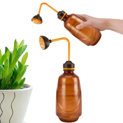 Produktbild von Gießkanne Pflanzengießer Blumengießkanne - 450 ml - Kunststoff - Mit langer Tülle und Brausekopf