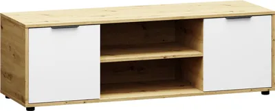Obrázek produktu pro nabbi TV stolek Neston TV-E-2D - bílá / dub wotan