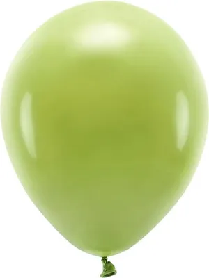 Produktbild von Öko-Luftballons 30cm Pastell, Oliv (1 Packung / 10 Stück)