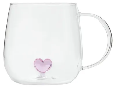 Produktbild von Homla CORAZON Glas mit Henkel, 400 ml
