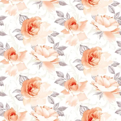 Produktbild von Airlaid Tischdecke Rosalie in Aprikot, 80 x 80 cm, 20 Stück - Mank - Miteldecke Floral Rosen