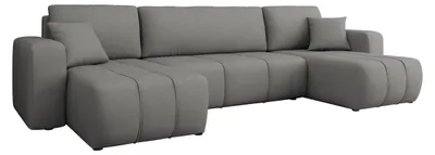 Produktbild von MIRJAN24 Wohnlandschaft Furyn U, Eckouch mit Bettkasten und Schlaffunktion, U-Form (Farbe: Velo 635)