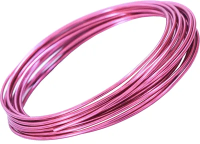 Aludraht 2mm dunkelrosa