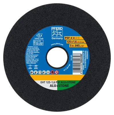 Produktbild von PFERD 61819021, Schneidedisk, Aluminium, 12,5 cm, Jede Marke, Flache Mitte, 2,22 cm
