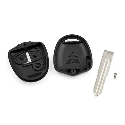 Produktbild von Auto Schlüssel Gehäuse Fernbedienung für Mitsubishi Autoschlüssel Hülle 2 Tasten Schlüsselhülle Cover für Mitsubishi