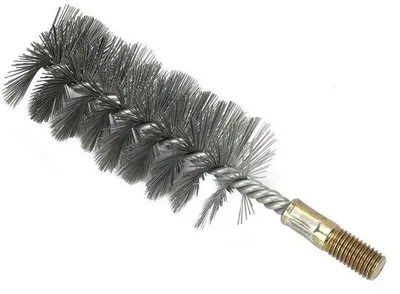 Productafbeelding van RVS-borstel voor moeilijk bereikbare plaatsen - Flexibel - Nylon - 10/100 mm - Schoonmaakborstel voor schoorstenen
