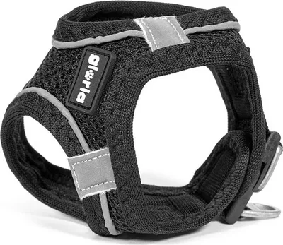 Zdjęcie produktu dla Szelki dla psa Gloria Air Mesh Trek Star regulowane czarne (18-20 cm)