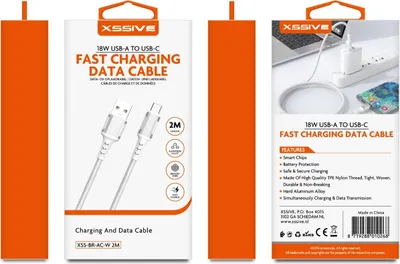 Image de Xssive Câble de charge - USB vers USB-C - 1?m - Chargement rapide & transfert de données