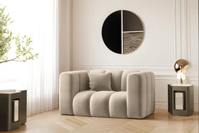 Image de Fauteuil, canapé Grand modulaire tissu Salvador Beige
