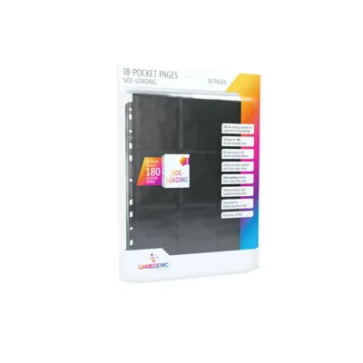 Produktbild von Gamegenic 18-Pocket Pages Side-Loading Schwarz