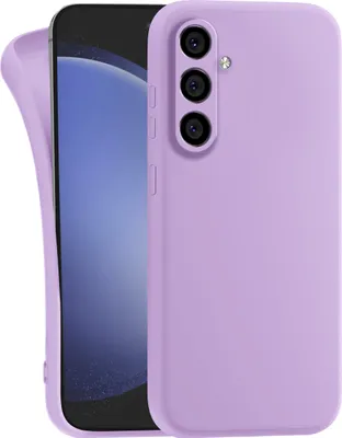 Produktbild von Hülle für Samsung Galaxy S23 FE - Handyhülle mit Kameraschutz Cover aus Silikon in Lila