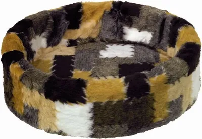 Image de Nobby lit en peluche 50 cm patchwork