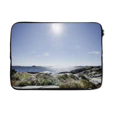 Produktbild von MuchoWow® Laptop Hülle 14 ZollStrand - Natur - Sonne Laptoptasche - Laptoptasche - Stoßsicher - Schutzhaube