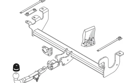 Produktbild von BRINK 455900 Anhängerkupplung 1300kg Max für SUZUKI JIMNY (FJ)