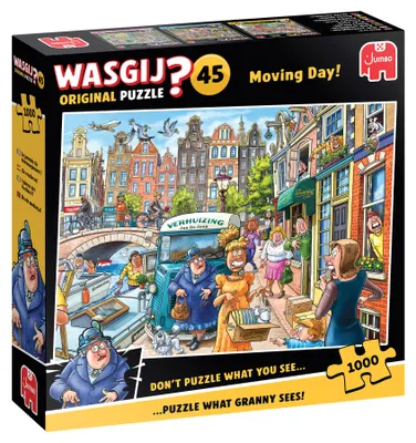 Produktbild von Wasgij Original 45 - Umzugstag! (1000 Teile), 1000 Stück(e), Humor, 15 Jahr(e)