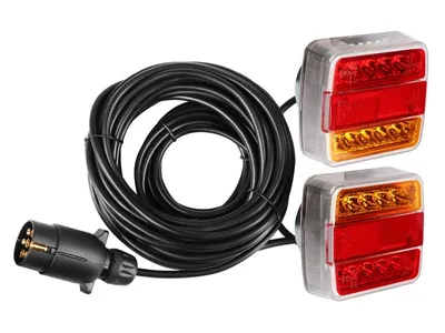 Immagine prodotto di Kit luci posteriori a LED con magnete, cavo da 7,5 m con connettore a 7 PIN