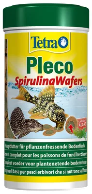 Productafbeelding van Tetra Pleco Spirulina Wafers 250ML | Hoofdvoeding Voor Bodemvissen