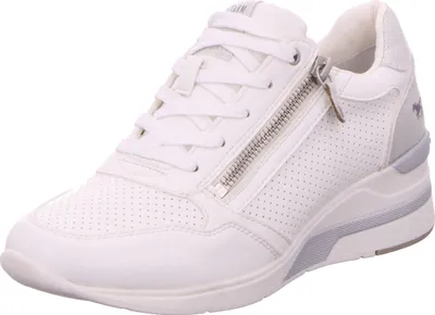 Produktbild von Mustang Shoes Damen Sneaker 23497-37, 23497-38, 23497-39, 23497-40, 23497-41 MUS-1486-301 weiß 41
