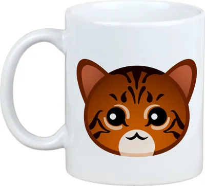 Obrázek produktu pro Hrnek s motivem a nápisem "Toyger" od značky Art-Dog. (Toyger je plemeno koček.)