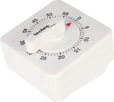Produktbild von Technoline KZW, Mechanischer Küchentimer, Weiß, 60 min, Analog, 6,9 cm, 40 mm