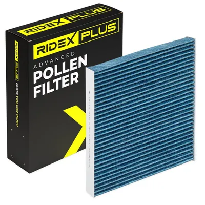 Produktbild von RIDEX PLUS 424I0491P Innenraumfilter Pollenfilter für VW POLO (9N) Aktivkohle