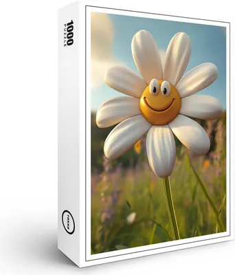 Produktbild von raxxa Premium-Puzzle "Gänseblume", 1000 Teile