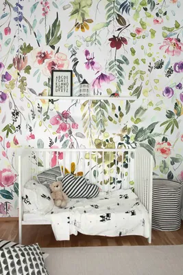 Produktbild von Coloray Fototapete 290x290 cm An Einer Wand Latex Latextapete -  Blumen lässt blassen Blumen