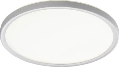 Produktbild von LED-Deckenleuchte - Silbergrau - Weiß - Kunststoff - Ø 29 cm