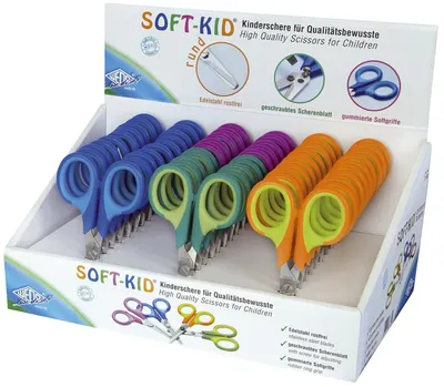 Obrázok produktu pre WEDO detské nožnice SOFT-KID 11,5 cm/73930 rôzne okrúhle 1 kus