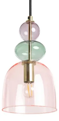 Produktbild von Pendelleuchte Metall und Glas Baudelaire Rosa