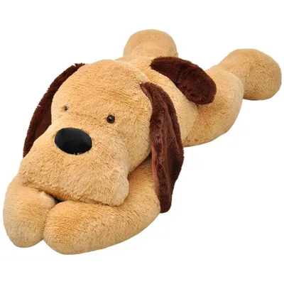 Produktbild von Hund Kuscheltier Plüsch Braun 160 cm