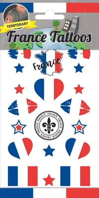Produktbild von Tattoo Bogen Frankreich