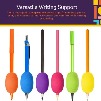 Image de INF Manchons Confortables pour Stylos et Crayon pour une Écriture Améliorée - Lot de 6