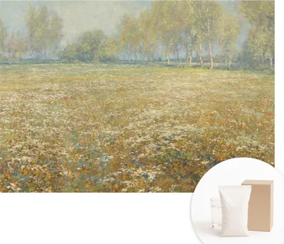 Zdjęcie produktu dla Samoprzylepna fototapeta - Obrazy ścienne do salonu - 312x219 cm - Dekoracyjna folia ścienna - Nowoczesny wzór do dekoracji ścian - Tapety do wnętrz - Kwitnące pole