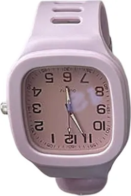 Produktbild von Armbanduhr mit quadratischem Zifferblatt, elektronischem Zeiger, Temperament, 30 m wasserdicht, Dornschließe, digitales Zifferblatt, lässige Armbanduhr, Kleidungszubehör