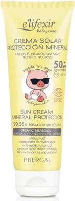 Produktbild von Sonnenschutzcreme für das Gesicht Elifexir Mineral Protection 100 ml SPF 50+