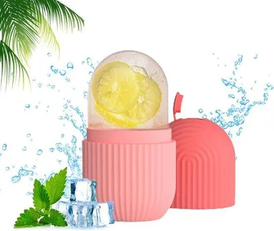 Produktbild von Famanu Gesichtsroller Wiederverwendbar – Effektive Behandlung von Schwellungen und Sonnenbrand – Rosa