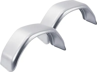 Produktbild von DE HAAN HMHR 2275 Kotflügel-Set 14-15 Zoll aus verzinktem Stahl 2 Stück für Pkw-Anhänger 750x220 mm als robuster Radkasten