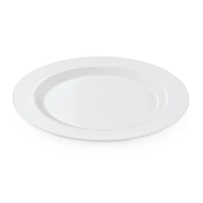 Produktbild von Teller, Melamin, Ø 25 cm, flach, weiß
