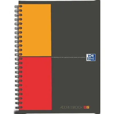 Image de Oxford - Carnet d'adresses Oxford International A5 72vel alphabet | 1 pièce