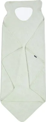 Produktbild von Badetuch XXL Eltern/Baby, CANDIDE, 100x100 cm, Wassergrün, 2-in-1 Kapuzenhandtuch & Elternschürze