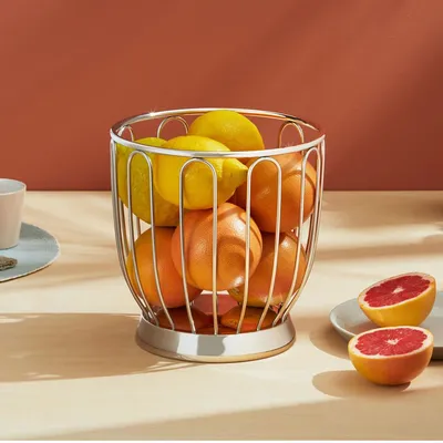 Productafbeelding van Alessi - Klein mandje voor citrusvruchten, 20x19 cm, roestvrij staal