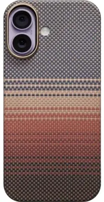 Produktbild von Pitaka KI1702, Cover, Apple, iPhone 17, 16 cm (6.3"), Orange