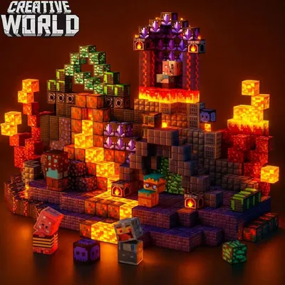 Image de 400 briques magnétiques lave volcanique - Jeu de construction DIY pour enfants, sensoriel & créatif