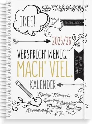 Produktbild von Burde Doodle A5 Schülerkalender 2025/2026