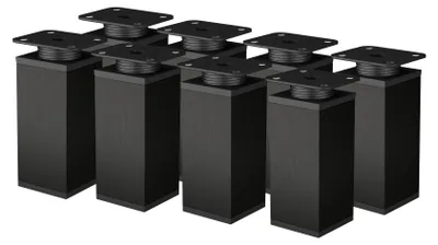 Obrázok produktu pre Solidchoice - Nastaviteľné nožičky na nábytok, 8 kusov, výška 100 mm