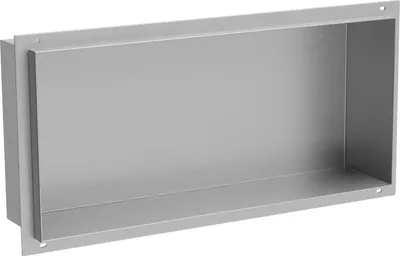 Image de Mexen X-Wall-NR Tablette à encastrer sans garniture 45 x 20 cm, inox - 1911452010