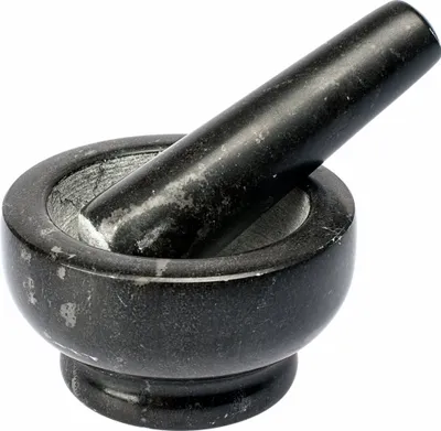 Produktbild von Mörser und Stößel aus Granit – 10cm, Granit Küchen Mörser
